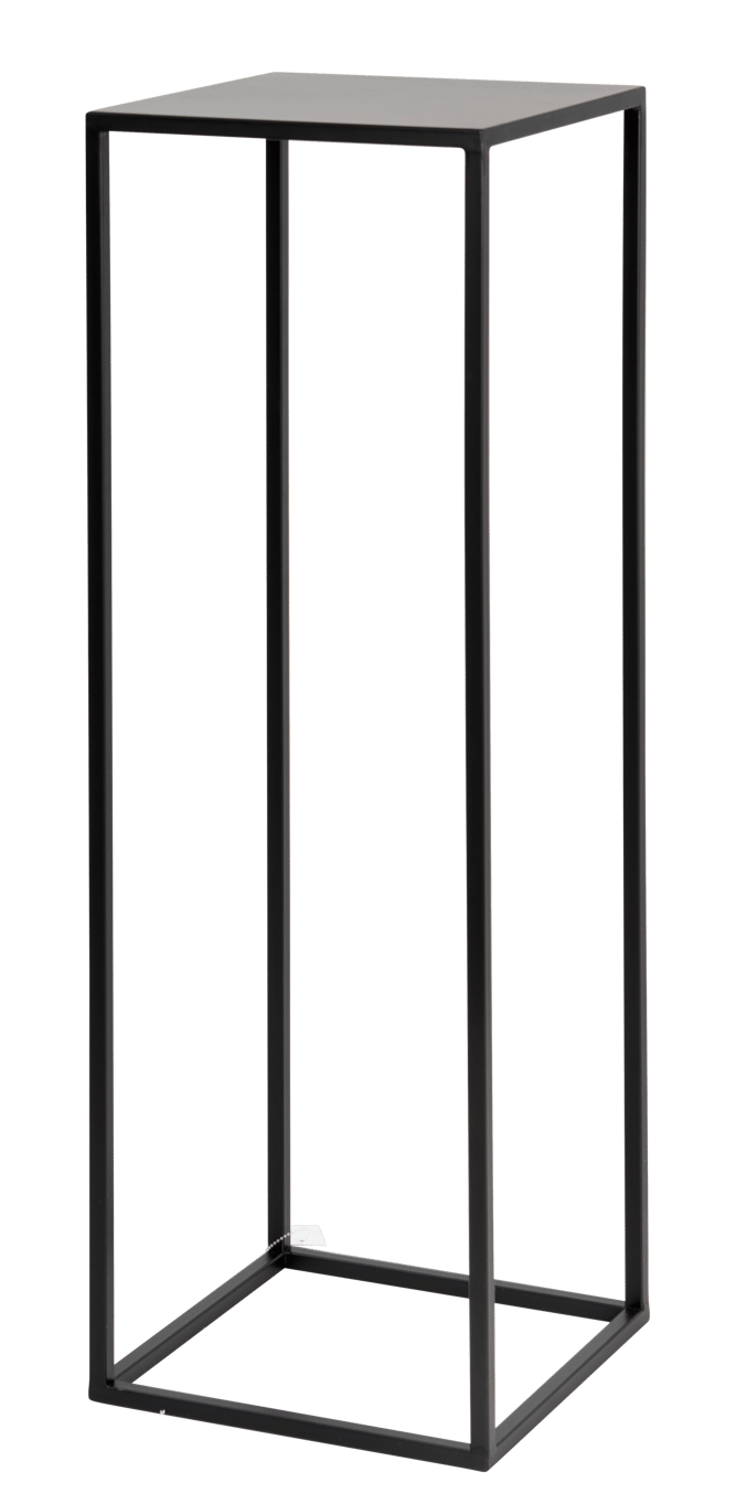 Klein bovenstaand tot nu STALLE Plantenstaander zwart H 90 x B 28 x D 28 cm | CASA