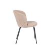 OLIVIER Cadeira para sala de jantar bege H 77 x W 46 x D 43 cm