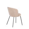 OLIVIER Cadeira para sala de jantar bege H 77 x W 46 x D 43 cm