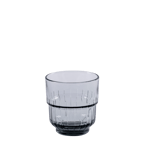 LINQ Glas grijs H 8,7 cm - Ø 8,2 cm