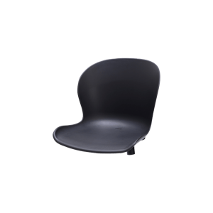 FRIDA Sitzschale Schwarz H 43,1 x B 47,6 x T 51,6 cm