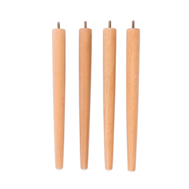 FRIDA / FRAY Set van 4 poten eucalyptus naturel H 42,7 cm - Ø 3,8 cm