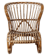 GOMAR Lounge stoel naturel H 81 x B 73 x D 93 cm