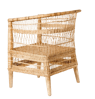 MATAHARI Lounge stoel naturel H 83 x B 70 x D 73 cm