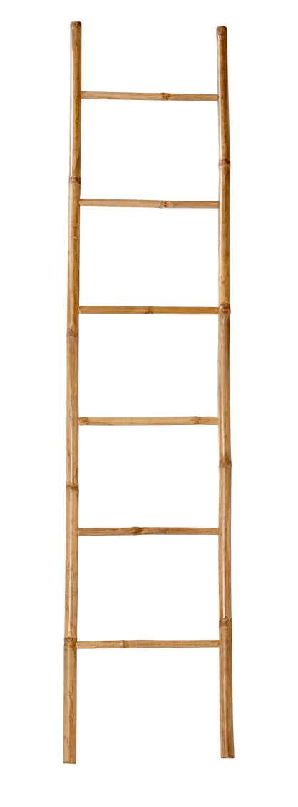 BAMBOE Scaletta naturale H 180 x W 40 x D 3 cm