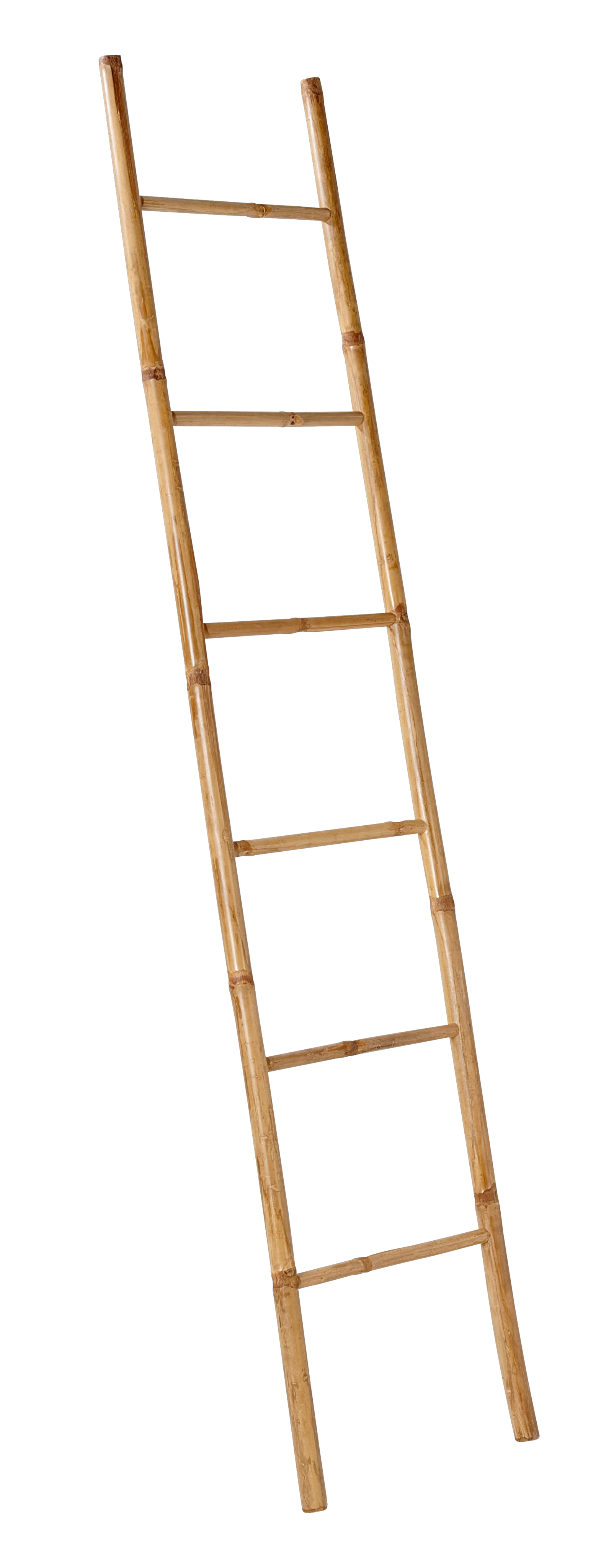 Estantería de escalera de bambú Vinje 48 x 32 x 123 cm [en.casa]®