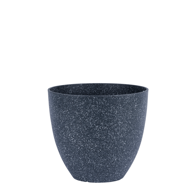 GRANITO Tuinpot zwart H 32,5 cm - Ø 38 cm