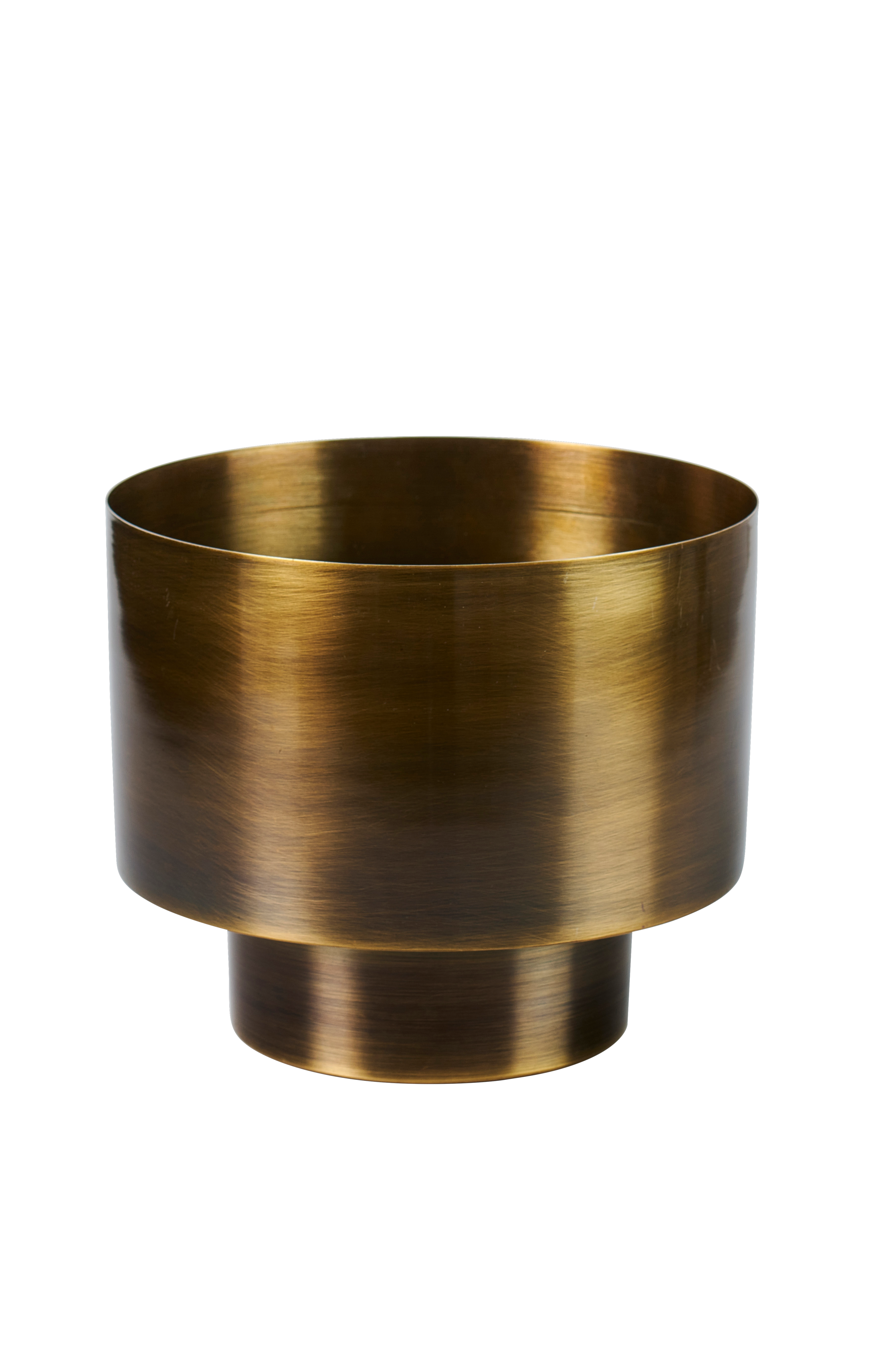 Vaso alto color bronzo materico - vendita online su In-Vasi