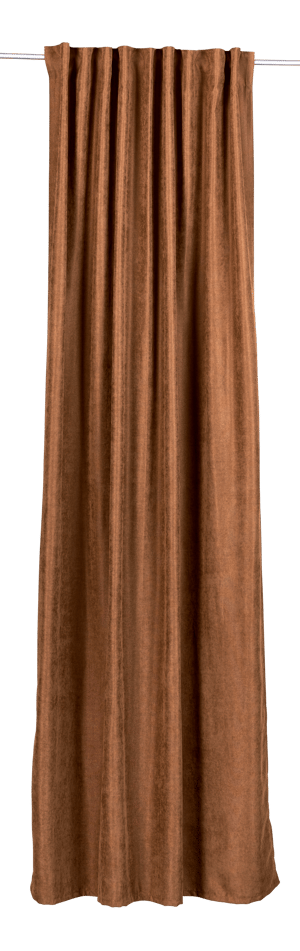 CHAMMY Gordijn bruin B 140 x L 250 cm