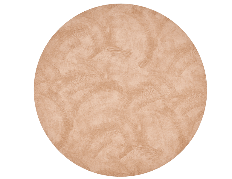 CHALK Tovaglietta marrone chiaro Ø 38 cm