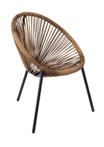 ACAPULCO Cadeira para criança natural H 56 x W 43 x D 42 cm