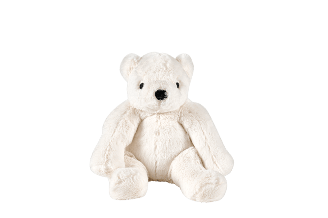 POLA Peluche urso polar branco H 30 cm