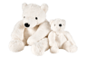 POLA Pluche ijsbeer wit H 30 cm