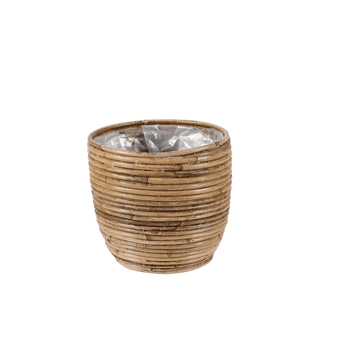 STRIPE Vaso natural H 19 cm - Ø 20 cm