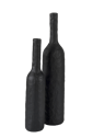 ALU Vase noir H 45 cm - Ø 9 cm