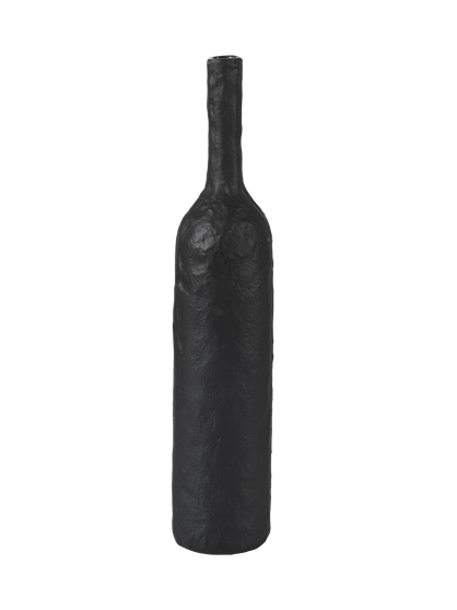 ALU Vase noir H 45 cm - Ø 9 cm