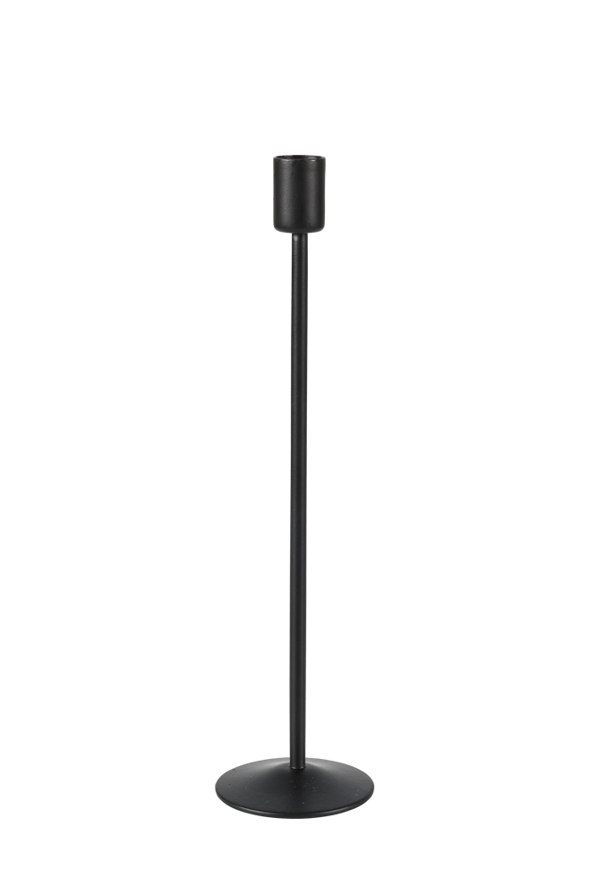 GRACIL Bougeoir noir H 30 cm - Ø 7,5 cm