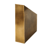 BRASS Porte-magazines bronze H 30 x Larg. 25 x P 8 cm