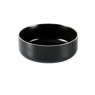 ELEMENTS Bowl zwart H 6 cm - Ø 15 cm