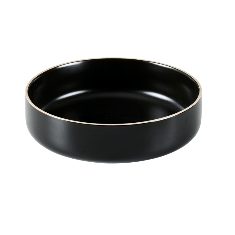 ELEMENTS Cuenco negro A 5,5 cm - Ø 18 cm