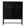 LINUS  Kast zwart H 120 x B 100 x D 35 cm