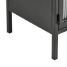 LINUS Armario con 2 cajones negro A 90 x An. 75 x P 35 cm