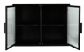LINUS Armario de pared negro A 45 x An. 60 x P 13 cm