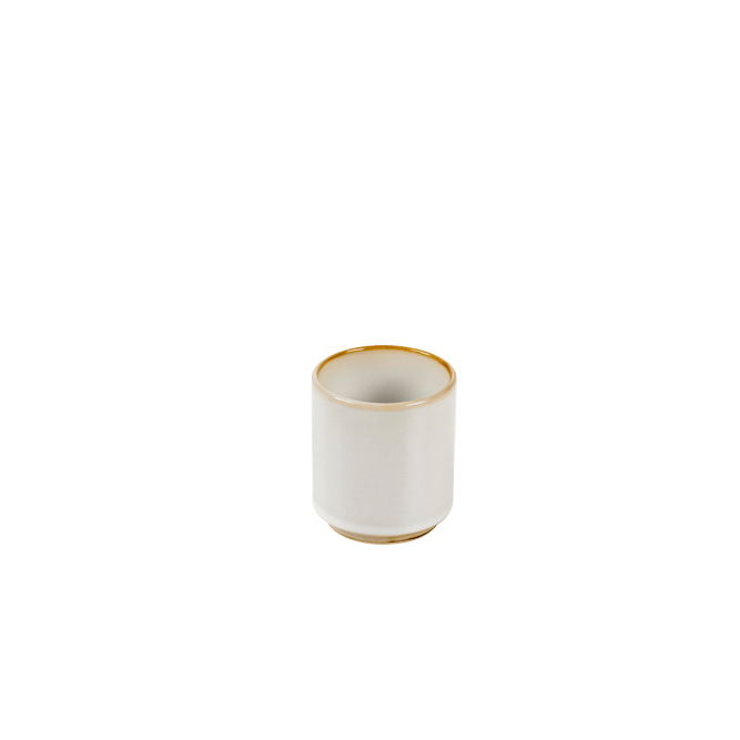 MINERAL MARBLE Chávena de café branco H 6,6 cm - Ø 6 cm