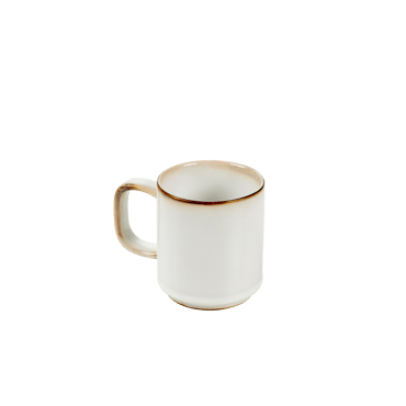 MINERAL MARBLE Mug avec anse blanc H 8,5 cm - Ø 8 cm