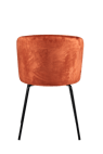 OLIVIER Sedia da tavolo MARR marrone H 77 x W 51 x D 56,6 cm