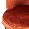 OLIVIER Silla de comedor marrón marrón A 77 x An. 51 x P 56,6 cm