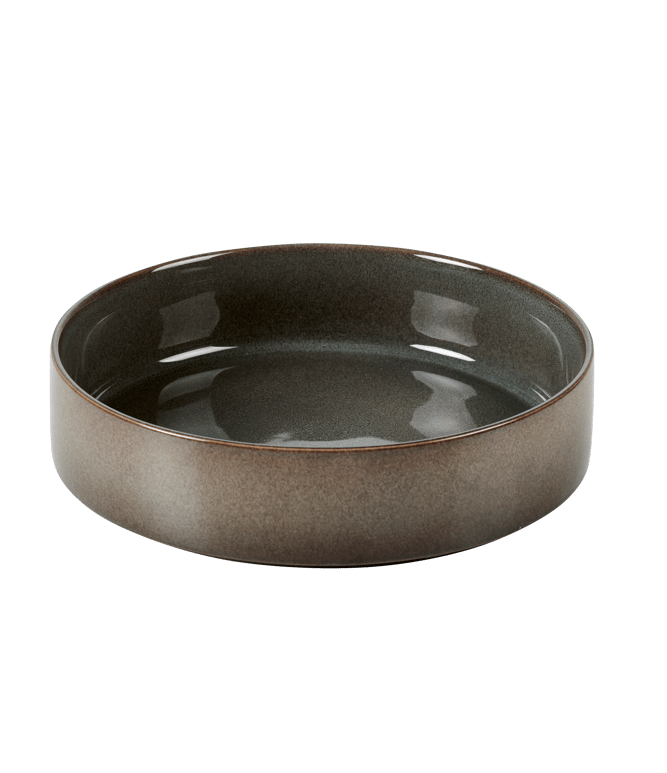 MINERAL GRAPHITE Bowl grijs H 5 cm - Ø 26,5 cm