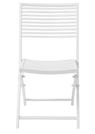 JESSE Vouwstoel wit, beige H 84 x B 45 x D 61 cm