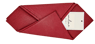 UNILINE Servilleta rojo oscuro An. 43 x L 43 cm