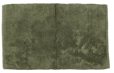BIO SOFT Alfombra de baño verde oscuro An. 50 x L 80 cm