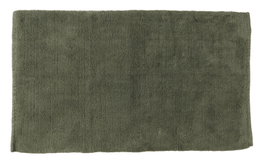 BIO SOFT Alfombra de baño verde oscuro An. 70 x L 120 cm
