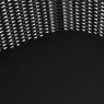 VIENNA Eetkamerstoel kuip zwart H 78 x B 57 x D 61 cm
