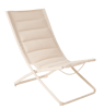 LIZA Cadeira articulada bege H 87 x W 57 x D 85 cm