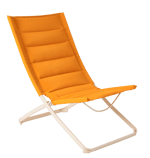 LIZA Cadeira articulada amarelo H 87 x W 57 x D 85 cm