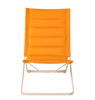 LIZA Chaise pliante jaune H 87 x Larg. 57 x P 85 cm