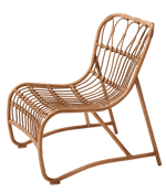 BINANG Lounge stoel naturel H 56 x B 40 x D 37,5 cm