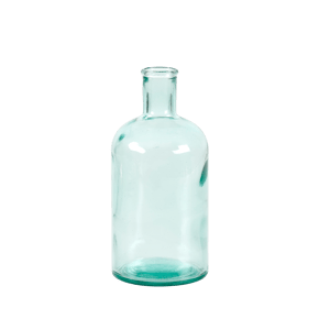 RETRO Vaso bottiglia trasparente H 18,5 cm - Ø 9 cm