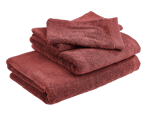 B-LUX Asciugamano ospite rosso W 30 x L 50 cm