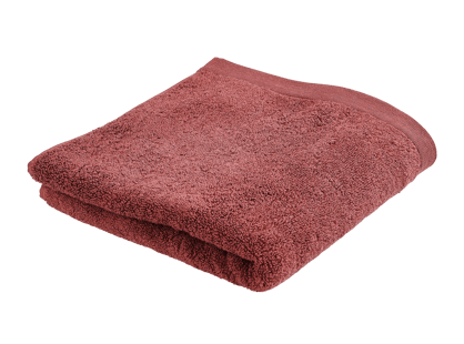 B-LUX Serviette de bain rouge Larg. 50 x Long. 100 cm