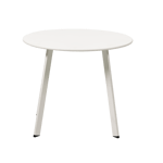 NURIO Table lounge blanc mat H 46 cm - Ø 60 cm
