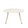 NURIO Lounge tafel beige H 40 cm - Ø 70 cm
