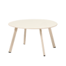 NURIO Table lounge beige H 40 cm - Ø 70 cm