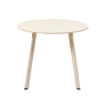 NURIO Lounge tafel beige H 46 cm - Ø 60 cm