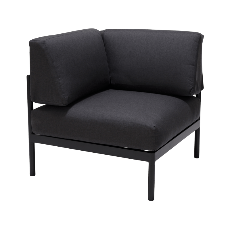 HANNA Lounge teck fauteuil coin noir maintenant pour 499.00 EUR à CASA