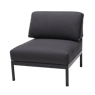 HANNA Cadeira lounge teca preto H 59 x W 73,8 x D 77,2 cm